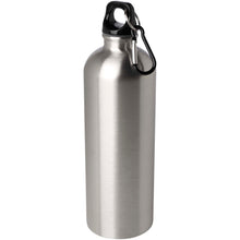 Load image into Gallery viewer, Oregon 750 ml RCS certified single wall stainless steel water bottle with carabiner — Silver