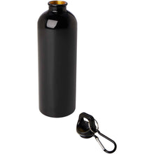 Load image into Gallery viewer, Oregon 750 ml RCS certified single wall stainless steel water bottle with carabiner — Black (detail)
