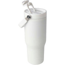 Load image into Gallery viewer, Bronx 900 ml RCS recycled stainless steel copper vacuum insulated tumbler with dual function lid — White (detail 2)