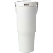 Load image into Gallery viewer, Bronx 900 ml RCS recycled stainless steel copper vacuum insulated tumbler with dual function lid — White (front)