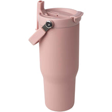 Load image into Gallery viewer, Bronx 900 ml RCS recycled stainless steel copper vacuum insulated tumbler with dual function lid — Dusty Pink (detail)