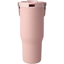 Load image into Gallery viewer, Bronx 900 ml RCS recycled stainless steel copper vacuum insulated tumbler with dual function lid — Dusty Pink (front)