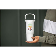 Load image into Gallery viewer, Bronx 900 ml RCS recycled stainless steel copper vacuum insulated tumbler with dual function lid — lifestyle