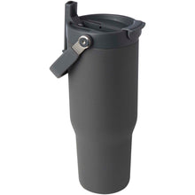 Load image into Gallery viewer, Bronx 900 ml RCS recycled stainless steel copper vacuum insulated tumbler with dual function lid — Grey (detail)