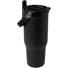 Load image into Gallery viewer, Bronx 900 ml RCS recycled stainless steel copper vacuum insulated tumbler with dual function lid — Black (detail)