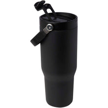 Load image into Gallery viewer, Bronx 900 ml RCS recycled stainless steel copper vacuum insulated tumbler with dual function lid — Black (detail 2)
