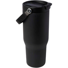 Load image into Gallery viewer, Bronx 900 ml RCS recycled stainless steel copper vacuum insulated tumbler with dual function lid — Black