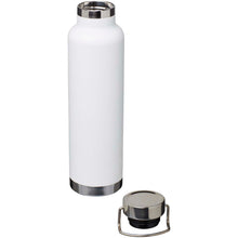 Load image into Gallery viewer, Thor 650 ml RCS recycled stainless steel copper vacuum insulated water bottle  — White (detail)