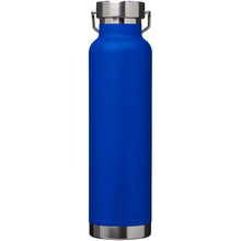 Load image into Gallery viewer, Thor 650 ml RCS recycled stainless steel copper vacuum insulated water bottle  — Royal blue (back)