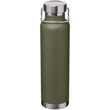 Load image into Gallery viewer, Thor 650 ml RCS recycled stainless steel copper vacuum insulated water bottle  — Forest green