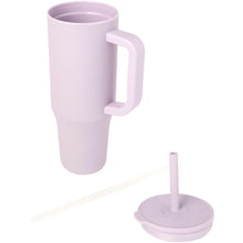 Load image into Gallery viewer, Brady 900 ml RCS certified insulated tumbler with silicone straw — Lilac (detail)