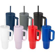 Load image into Gallery viewer, Brady 900 ml RCS certified insulated tumbler with silicone straw — group