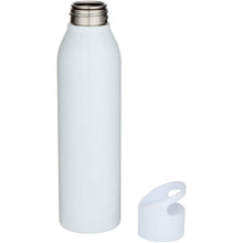 Load image into Gallery viewer, Sky 650 ml RCS recycled single wall stainless steel water bottle — White (detail)