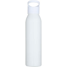 Load image into Gallery viewer, Sky 650 ml RCS recycled single wall stainless steel water bottle — White (front)