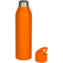 Load image into Gallery viewer, Sky 650 ml RCS recycled single wall stainless steel water bottle — Orange (detail)