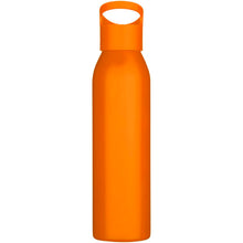 Load image into Gallery viewer, Sky 650 ml RCS recycled single wall stainless steel water bottle — Orange (front)