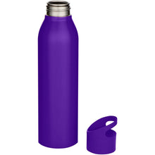 Load image into Gallery viewer, Sky 650 ml RCS recycled single wall stainless steel water bottle — Medium purple (detail)
