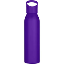 Load image into Gallery viewer, Sky 650 ml RCS recycled single wall stainless steel water bottle — Medium purple (front)