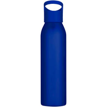 Load image into Gallery viewer, Sky 650 ml RCS recycled single wall stainless steel water bottle — Blue (front)