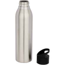 Load image into Gallery viewer, Sky 650 ml RCS recycled single wall stainless steel water bottle — Stainless steel (detail)