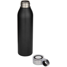 Load image into Gallery viewer, Grom 650 ml RCS recycled stainless steel water bottle — Black (detail)
