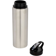 Load image into Gallery viewer, Fitz 800 ml RCS recycled single wall stainless steel water bottle — Grey (detail)