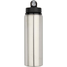 Load image into Gallery viewer, Fitz 800 ml RCS recycled single wall stainless steel water bottle — Grey (front)