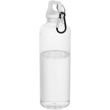 Load image into Gallery viewer, Oregon 750 ml RCS recycled plastic water bottle with carabiner — White