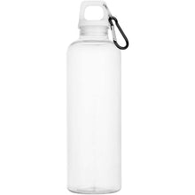Load image into Gallery viewer, Oregon 750 ml RCS recycled plastic water bottle with carabiner — White (front)