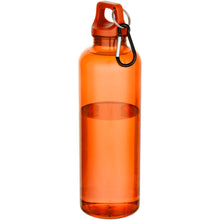 Load image into Gallery viewer, Oregon 750 ml RCS recycled plastic water bottle with carabiner — Orange