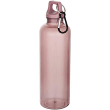 Load image into Gallery viewer, Oregon 750 ml RCS recycled plastic water bottle with carabiner — Dusty Pink (detail)