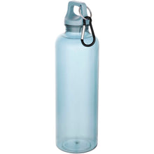 Load image into Gallery viewer, Oregon 750 ml RCS recycled plastic water bottle with carabiner — Turquoise (detail)