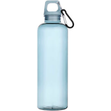 Load image into Gallery viewer, Oregon 750 ml RCS recycled plastic water bottle with carabiner — Turquoise (front)
