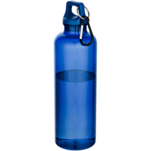 Load image into Gallery viewer, Oregon 750 ml RCS recycled plastic water bottle with carabiner — Royal blue