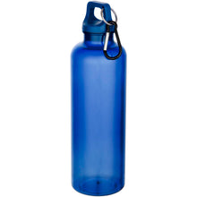 Load image into Gallery viewer, Oregon 750 ml RCS recycled plastic water bottle with carabiner — Royal blue (detail)