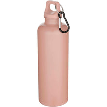 Load image into Gallery viewer, Oregon 750 ml solid colour RCS recycled plastic water bottle with carabiner   — Dusty Pink