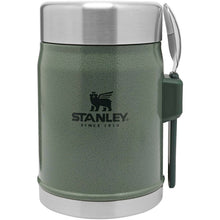 Load image into Gallery viewer, Stanley Legendary 400 ml food jar with spork — Forest green (front)