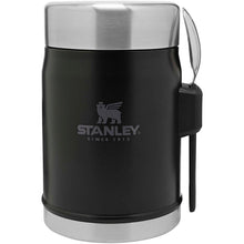 Load image into Gallery viewer, Stanley Legendary 400 ml food jar with spork — Black Matted (front)