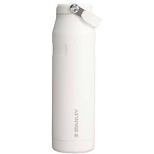 Load image into Gallery viewer, Stanley IceFlow™ 2.0 1.06 litre water bottle with flip straw — Frosted white (front)
