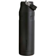 Load image into Gallery viewer, Stanley IceFlow™ 2.0 1.06 litre water bottle with flip straw — Black (front)