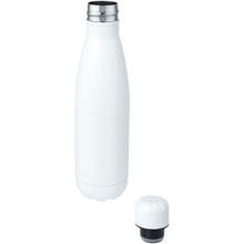 Load image into Gallery viewer, Cove 750 ml RCS recycled single wall stainless steel water bottle — White (detail)