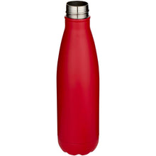 Load image into Gallery viewer, Cove 750 ml RCS recycled single wall stainless steel water bottle — Red (detail)