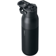 Load image into Gallery viewer, LARQ PureVis™ 2.0 1000 ml water bottle — Black (detail)