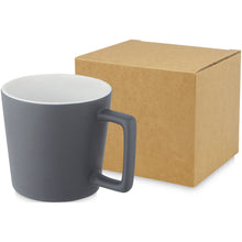 Load image into Gallery viewer, Cali 370 ml ceramic mug with matt finish — White / Matted Grey