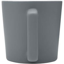 Load image into Gallery viewer, Cali 370 ml ceramic mug with matt finish — White / Matted Grey (back)