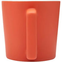 Load image into Gallery viewer, Cali 370 ml ceramic mug with matt finish — Orange (back)