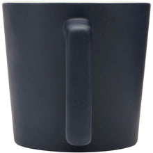 Load image into Gallery viewer, Cali 370 ml ceramic mug with matt finish — Navy Blue (back)