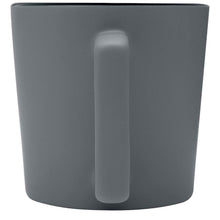 Load image into Gallery viewer, Cali 370 ml ceramic mug with matt finish — Black / Matted Grey (back)