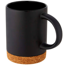 Load image into Gallery viewer, Neiva 425 ml ceramic mug with cork base — Black