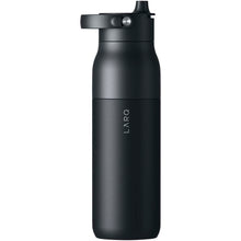 Load image into Gallery viewer, LARQ Swig Top 1000 ml water bottle — Black (front)